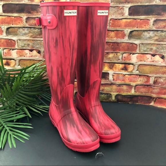 Hunter Shoes - Hunter tall rain boots size 8